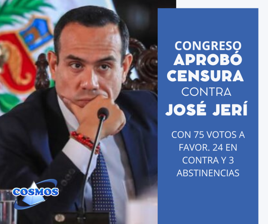 Congreso censura a José Jerí: Representación nacional votó por su salida inmediata