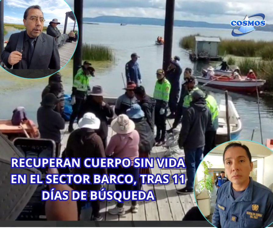 RECUPERAN EL CUERPO SIN VIDA DE  RENATO MAMANI, EN EL SECTOR BARCO TRAS 11 DÍAS DE BÚSQUEDA